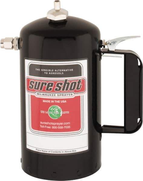 Sure Shot - Enameled Steel Paint Sprayer with Adjustable Plastic Nozzle - 32 oz Capacity, 200 Max psi - Eagle Tool & Supply
