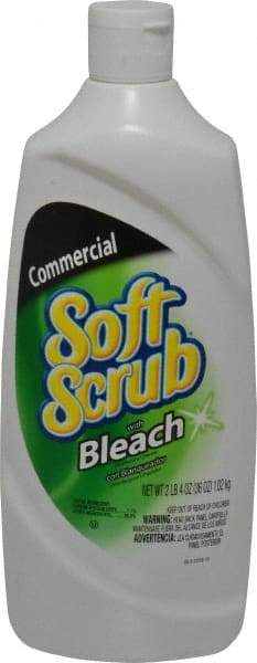 Soft Scrub - 36 oz Bottle All-Purpose Cleaner - Liquid, Disinfectant, Unscented - Eagle Tool & Supply