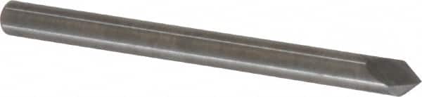 Accupro - 1/8" Diam 2 Flute Single End Solid Carbide Chamfer Mill - Eagle Tool & Supply