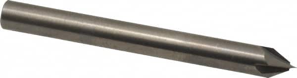 Accupro - 1/4" Diam 4 Flute Single End Solid Carbide Chamfer Mill - Eagle Tool & Supply