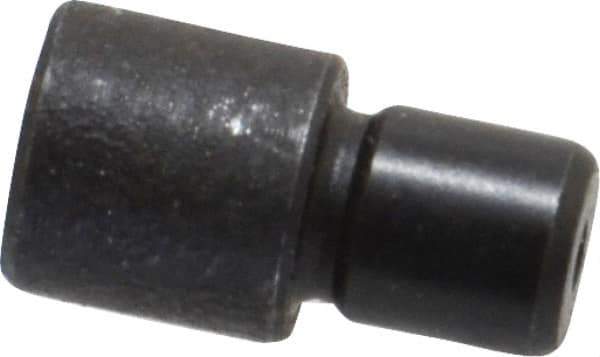 Gibraltar - 15/32" OAL, 1/4" Head Height, 1/4" OD, 52100 Steel, Unground, Press Fit Rest Button - Black Oxide Coating, 0.1885" Pin Diam - Eagle Tool & Supply