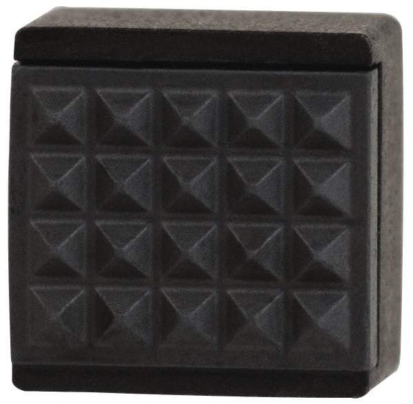 Fairlane - 1/2" Square, 10-32 Thread, 3/8" High, Extra Fine Tooth Grade, Diamond Serration, Carbide-Tipped, Square Positioning Gripper - 0.03 x 45A° Chamfer - Eagle Tool & Supply