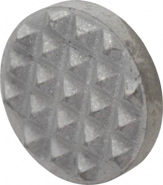 Fairlane - Extra Fine Tooth Grade, Diamond Tooth Pattern, 1/2" Diam, Solid Carbide, Round Positioning Gripper Pad - 1/8" High - Eagle Tool & Supply
