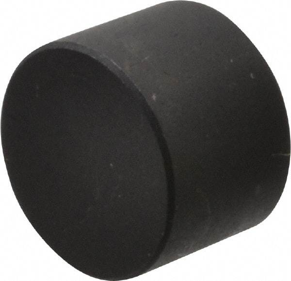 Fairlane - 3/8" OAL, 1/2" OD, Steel, Tapped Rest Button - Black Oxide Coating, 3/16" Thread Depth - Eagle Tool & Supply