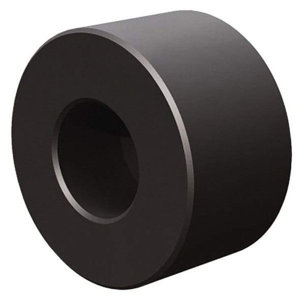 Fairlane - 1/2" OAL, 3/4" OD, Steel, Counterbored Rest Button - Black Oxide Coating - Eagle Tool & Supply