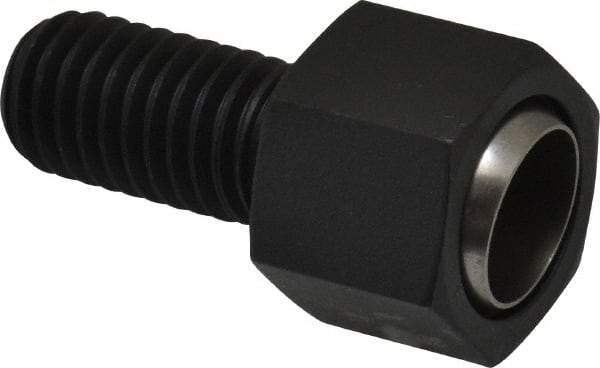 Fairlane - 1/2-13, 1" Thread Length, 5/8" Ball Diam, Alloy Steel, Hex Head, Swivel Action Gripper Assemblies - 5/8" Head Height, 13/16" Hex, Stainless Steel Ball - Eagle Tool & Supply