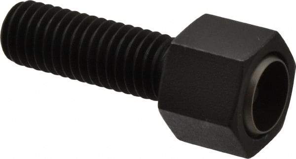 Fairlane - 1/2-13, 1-1/2" Thread Length, 5/8" Ball Diam, Alloy Steel, Hex Head, Swivel Action Gripper Assemblies - 5/8" Head Height, 13/16" Hex, Stainless Steel Ball - Eagle Tool & Supply
