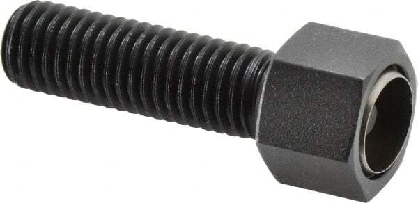 Fairlane - 5/8-11, 2" Thread Length, 3/4" Ball Diam, Alloy Steel, Hex Head, Swivel Action Gripper Assemblies - 11/16" Head Height, 15/16" Hex, Stainless Steel Ball - Eagle Tool & Supply