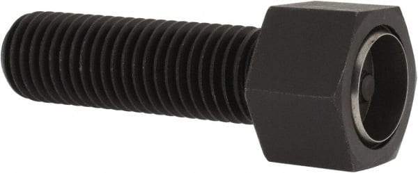 Fairlane - 3/4-10, 2-1/2" Thread Length, 7/8" Ball Diam, Alloy Steel, Hex Head, Swivel Action Gripper Assemblies - 3/4" Head Height, 1-1/8" Hex, Stainless Steel Ball - Eagle Tool & Supply