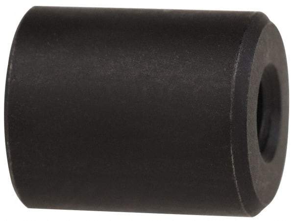 Fairlane - 3/8-24, 0.2800" Thread Length, 3/4" Ball Diam, Alloy Steel, Black Oxide, Base, Swivel Action Gripper Assemblies - 15/16" Diam, 9/32" Deep Thread, 7/8" Overall Height, Stainless Steel Ball - Eagle Tool & Supply