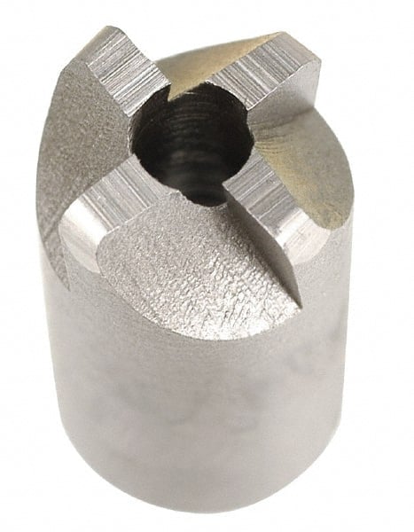 Made in USA - 4 Flutes, 1/4" Diam, 3/32" Pilot Hole Diam, Solid Carbide Reverse Counterbore - Eagle Tool & Supply