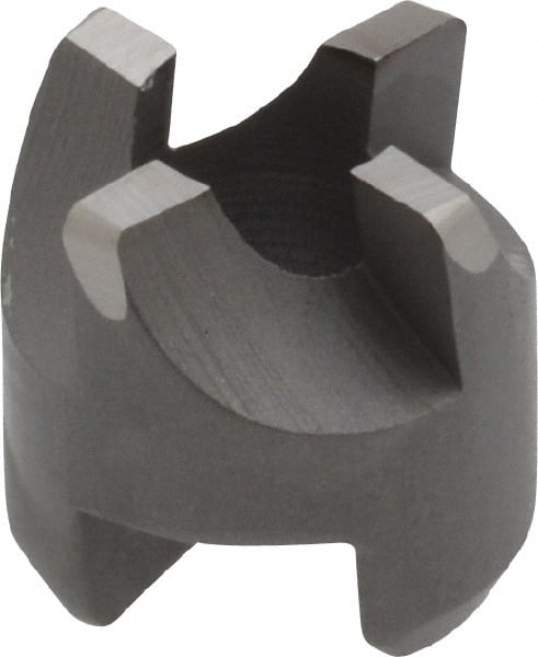 Made in USA - 4 Flutes, 1/2" Diam, 1/4" Pilot Hole Diam, High Speed Steel Reverse Counterbore - Eagle Tool & Supply