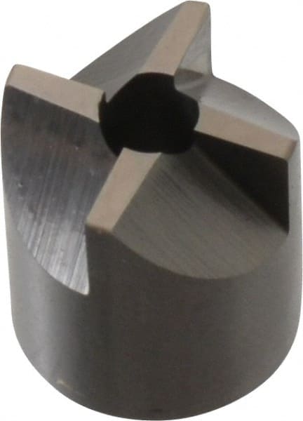 Made in USA - 4 Flutes, 9/16" Diam, 3/16" Pilot Hole Diam, Solid Carbide Reverse Counterbore - Eagle Tool & Supply