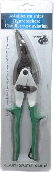 Value Collection - 1-1/2" Length of Cut, Right Pattern Aviation Snip - 10" OAL - Eagle Tool & Supply