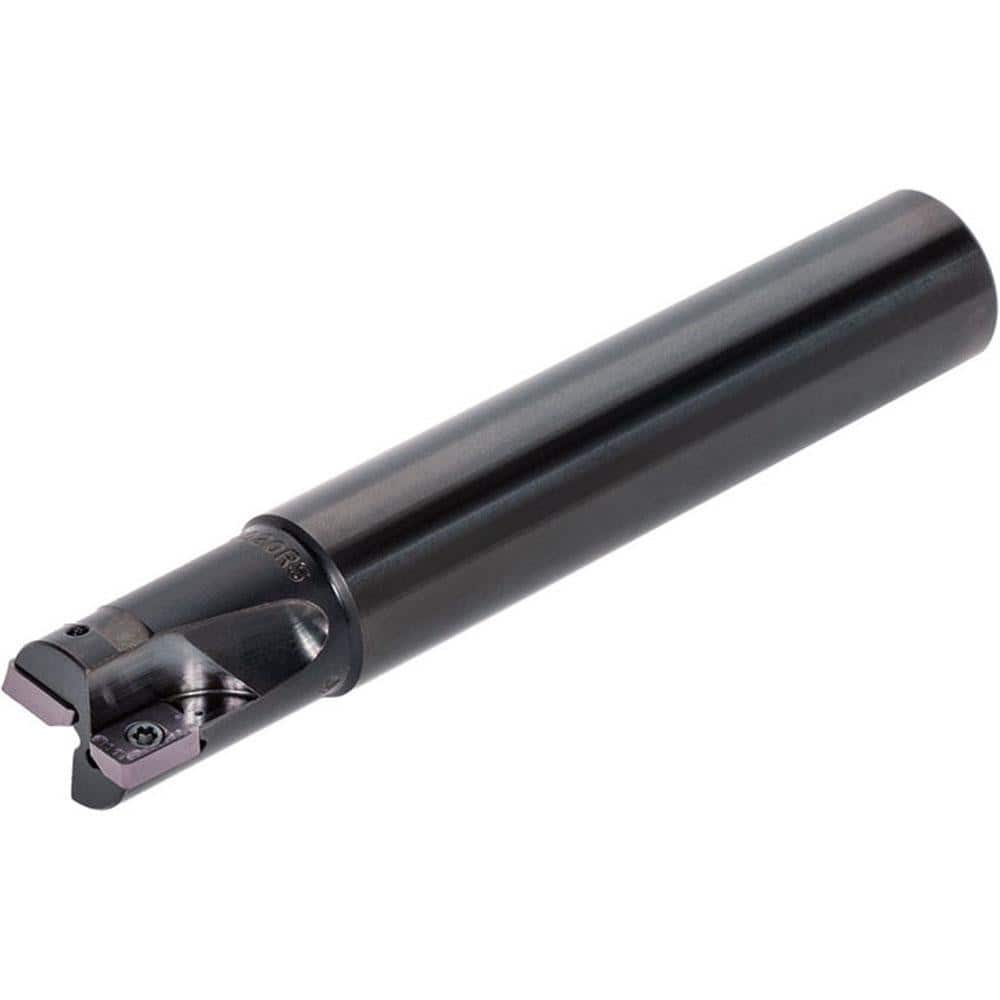Indexable Square-Shoulder End Mill: EVX16063RLA, 42.0000'' Shank Dia, Straight Shank Uses 3, Normal Pressure, 360.00 mm OAL