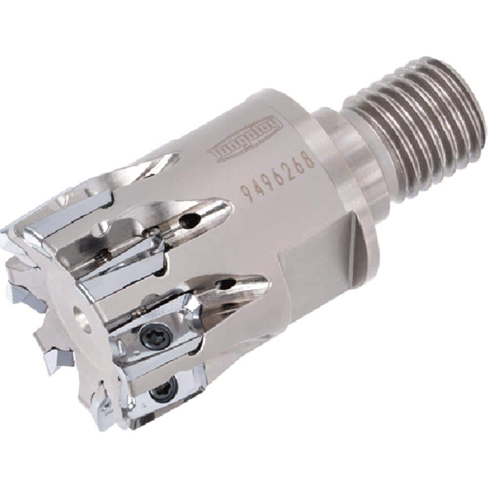 Indexable Square-Shoulder End Mill: HPAV12M016M08R03, M8 Modular Connection, Modular Shank Uses 3, Normal Pressure, 42.00 mm OAL