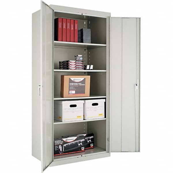 ALERA - 4 Shelf Locking Storage Cabinet - Eagle Tool & Supply