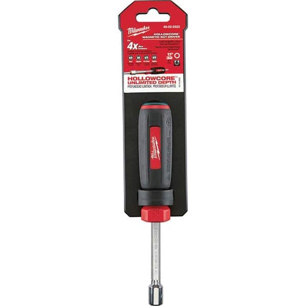Milwaukee Tool - Nutdrivers Tool Type: Magnetic Tip Nutdriver System of Measurement: Inch - Eagle Tool & Supply
