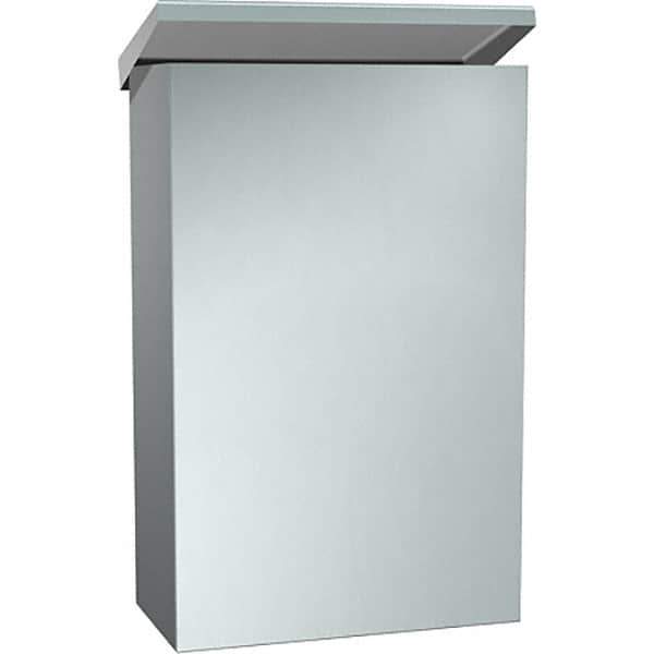ASI-American Specialties, Inc. - Feminine Hygiene Product Receptacles Material: Stainless Steel Color: Silver - Eagle Tool & Supply