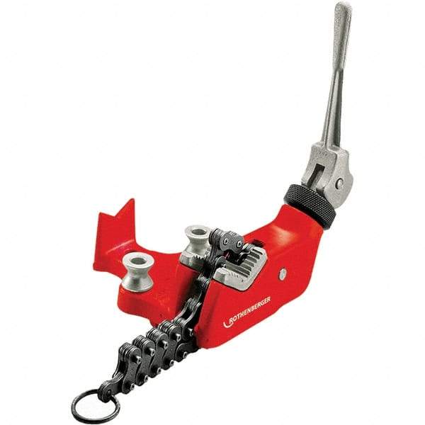Rothenberger - 1/8" to 2-1/2" Pipe Capacity, Chain Pipe Vise - Eagle Tool & Supply