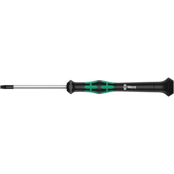 Wera - T4 Torx Driver - 1-37/64" Blade Length, 137mm OAL, Ergonomic Handle - Eagle Tool & Supply