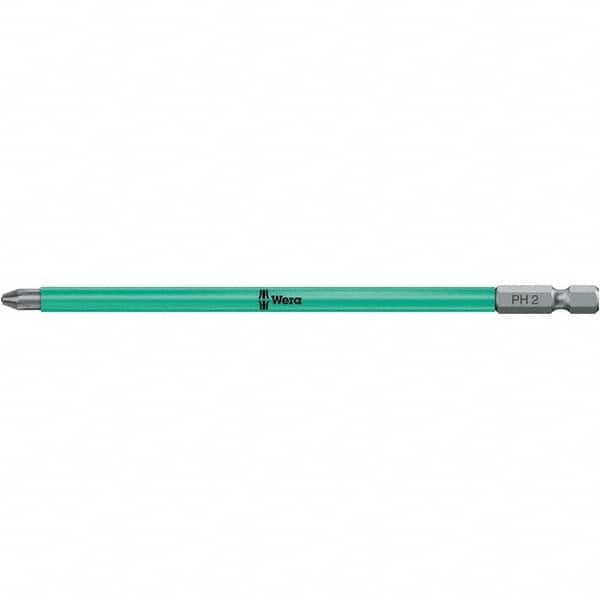 Wera - Phillips Screwdriver Bits Type: Phillips Bit Point Size: 2 - Eagle Tool & Supply