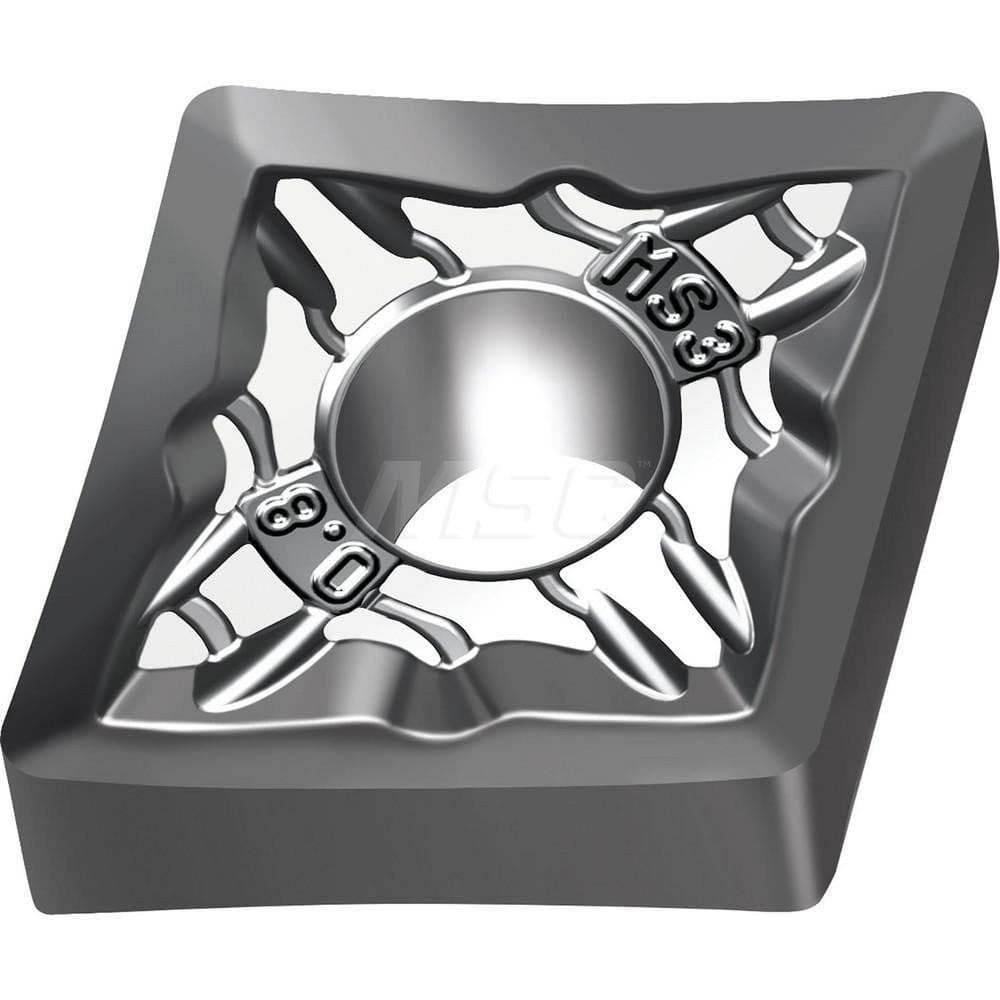 Turning Insert: CNMG643-MS3 WSM20S, TiAlN, Al2O3 & Al Finish, Neutral, 3/4″ Inscribed Circle, 80.0 ° N/A Rhombic,