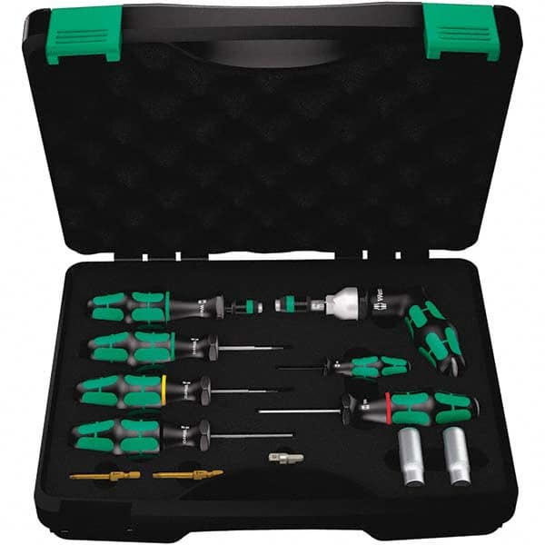 Wera - Torque Limiting Screwdrivers Type: Adjustable Torque Kit Minimum Torque (Nm): 0.25 - Eagle Tool & Supply