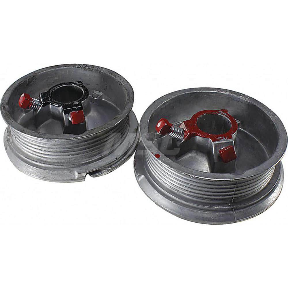 Garage Door Hardware; Type: Cable Drum, Standard Lift, Residential, Keyed,; For Use With: Residential Door; Material: Aluminum; Hardware Diameter: 4; Includes: Maximum Door Height 8 ft.3 in., Max Door Weight 530 lbs, Max Cable Dia 1/8 in; For Use With: