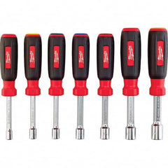 Milwaukee Tool - Nutdriver Sets Tool Type: Magnetic Tip Nutdriver Set System of Measurement: Metric - Eagle Tool & Supply