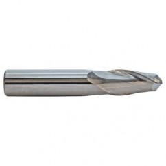 9mm TuffCut GP Standard Length 2 Fl Ball Nose Center Cutting End Mill - Eagle Tool & Supply