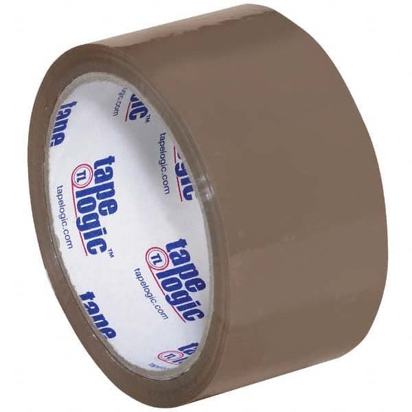Tape Logic - Pack of (6) 55 Yd Rolls 2" Tan Hot Melt Adhesive Packaging Tape - Eagle Tool & Supply