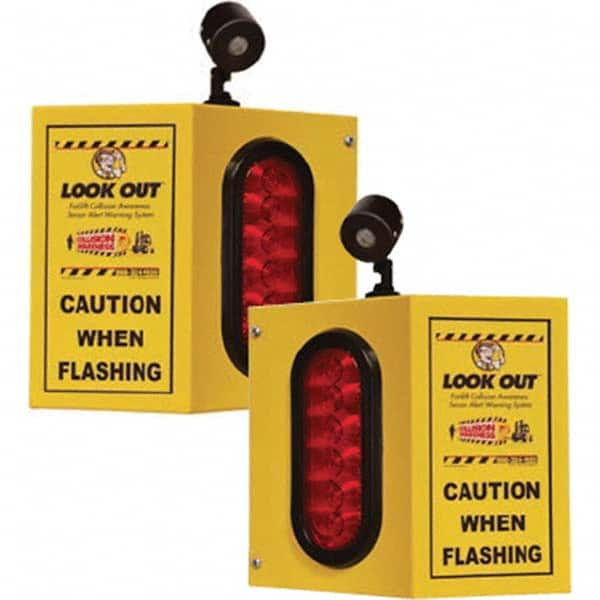TAPCO - Auxiliary Lights Type: Forklift Warning Light Voltage: 110 VAC to 24VDC - Eagle Tool & Supply