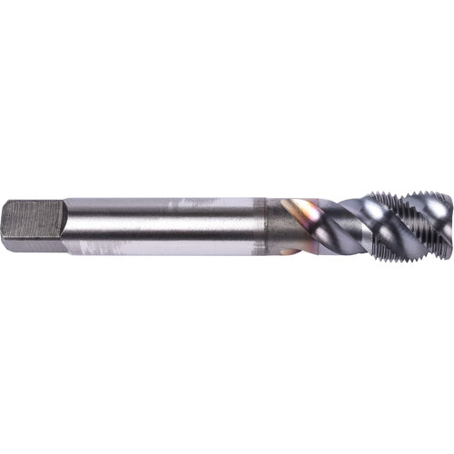M8 1.25 MM 3 Flute Union Butterfield HSS-PM TiCN Applix M Machine Tap Spiral Flute 50 DIN/ANSI E-code # 1679M8X1.25 - Exact Industrial Supply