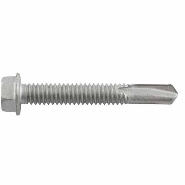 DeWALT Anchors & Fasteners - 1/4, Hex Washer Head, Hex Drive, 7/8" Length Under Head, #1 Point, Self Drilling Screw - Eagle Tool & Supply