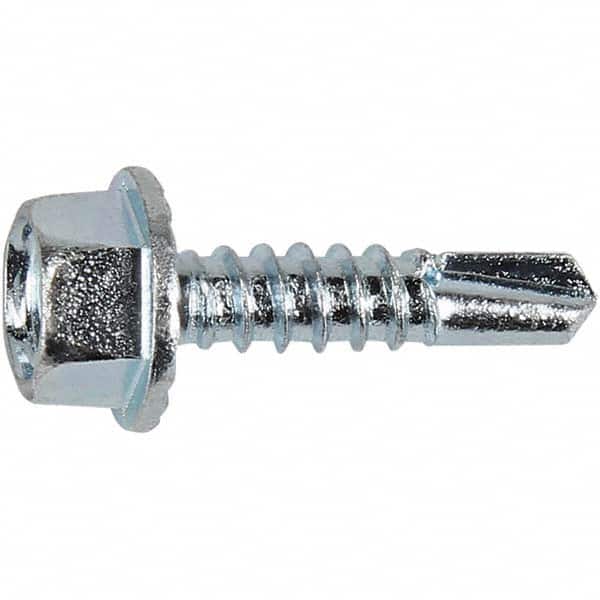 DeWALT Anchors & Fasteners - #10-16, Hex Washer Head, Hex Drive, 3/4" Length Under Head, #3 Point, Self Drilling Screw - Eagle Tool & Supply