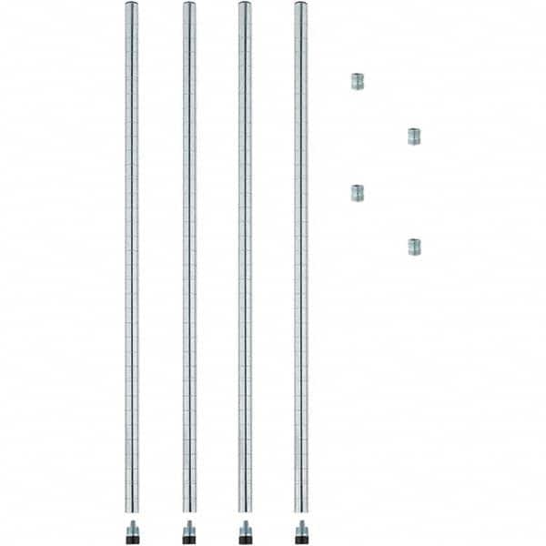 ALERA - 36" Wide x 36" High Open Shelving Wire Shelving - Eagle Tool & Supply