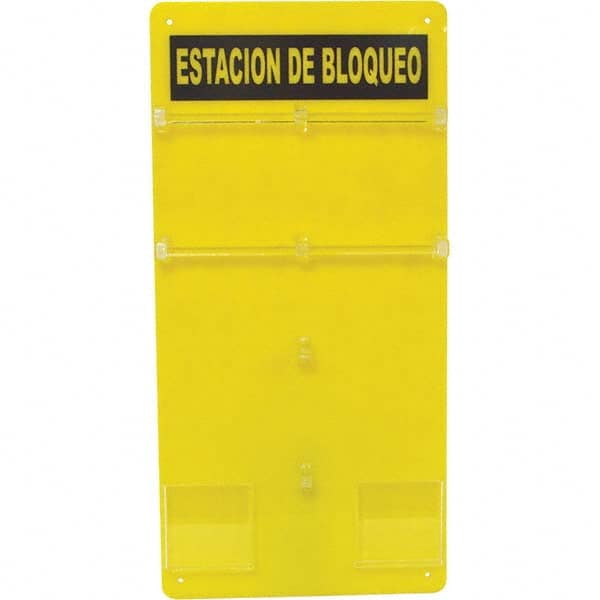 Brady - Empty Acrylic Padlock Station - Eagle Tool & Supply