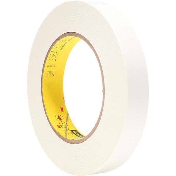 3M - 3/4" Wide x 60 Yd Long x 6.7 mil White Paper Masking Tape - Eagle Tool & Supply