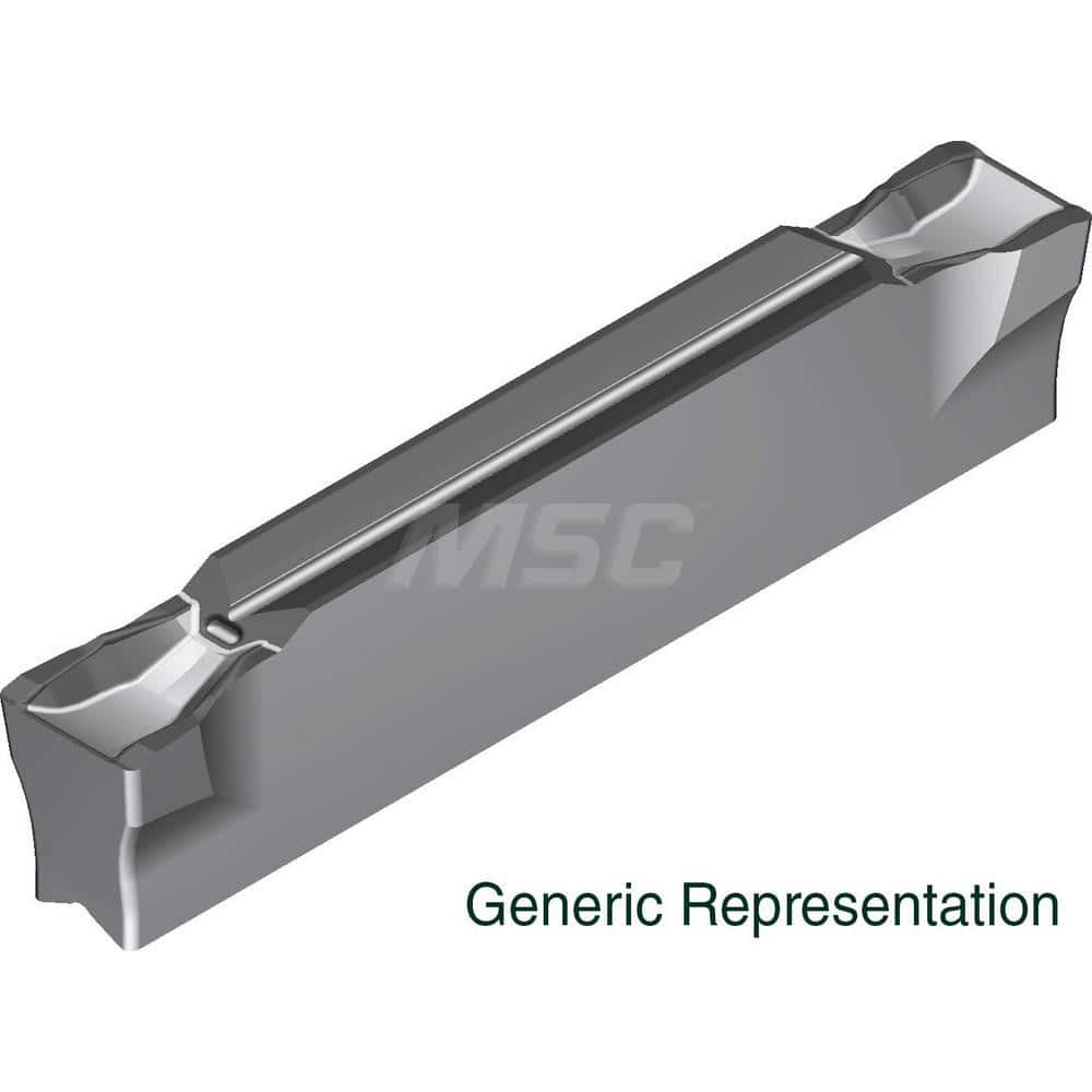 Grooving Insert: GCM3125GG AC8025P, Solid Carbide Absotech Finish, Neutral, 0.709″ Max Depth, Series GND