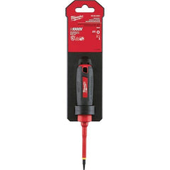 Milwaukee Tool - Precision & Specialty Screwdrivers Type: Screwdriver Overall Length Range: 7" - 9.9" - Eagle Tool & Supply