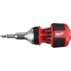 Milwaukee Tool - Bit Screwdrivers Type: Multi-Bit Screwdriver Tip Type: Philips; Slotted; Square; Torx - Eagle Tool & Supply