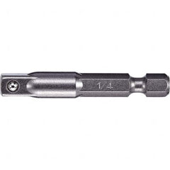 VEGA Industries - Hex Drive Handles, Holders & Extensions Type: Hex Adapter Style: Pin Lock - Eagle Tool & Supply