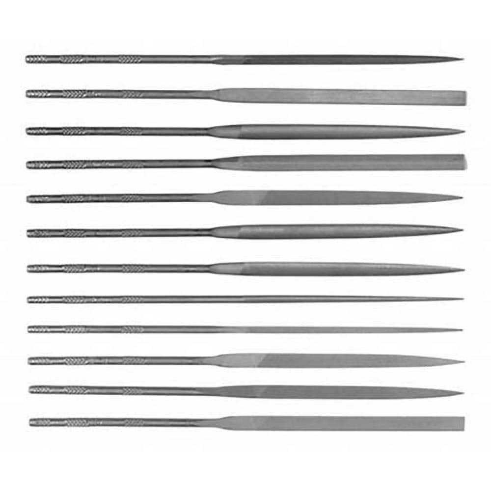 Simonds File - File Sets File Set Type: Needle File Types Included: Square; Round; Half Round; Slitting; Flat; Marking; Knife; Crossing; Three Square; Barrette; Equalling - Eagle Tool & Supply