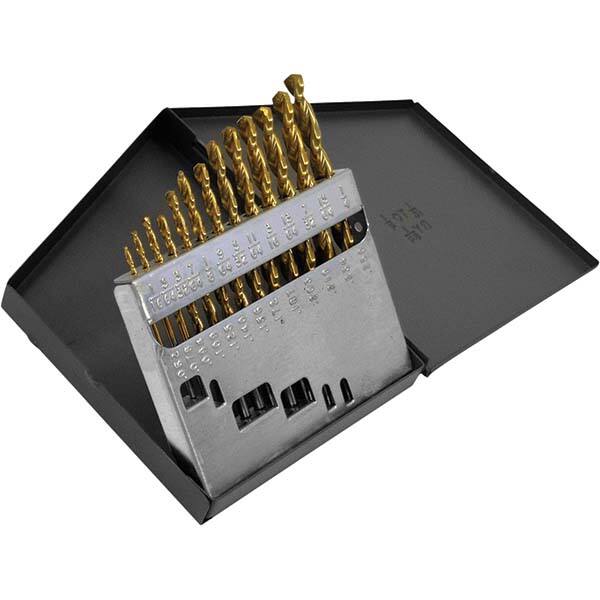 Cle-Line - Drill Bit Sets System of Measurement: Inch Drill Bit Material: High Speed Steel - Eagle Tool & Supply