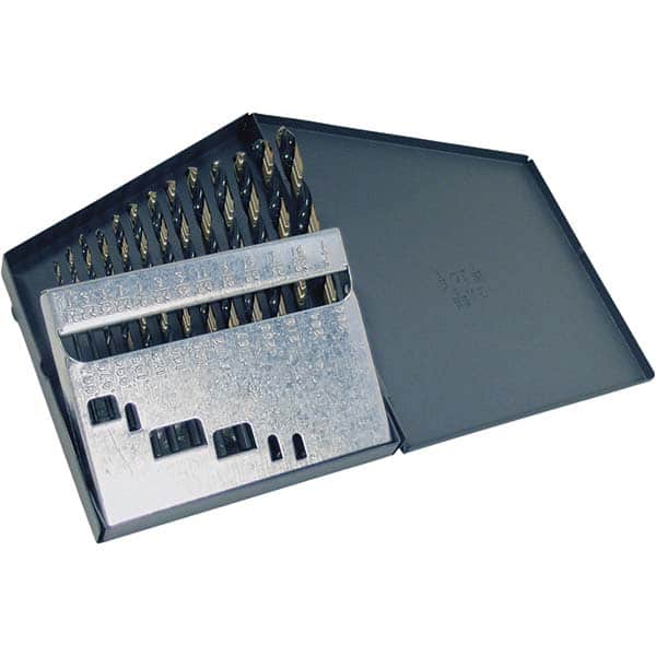 Cle-Line - Drill Bit Sets System of Measurement: Inch Drill Bit Material: High Speed Steel - Eagle Tool & Supply
