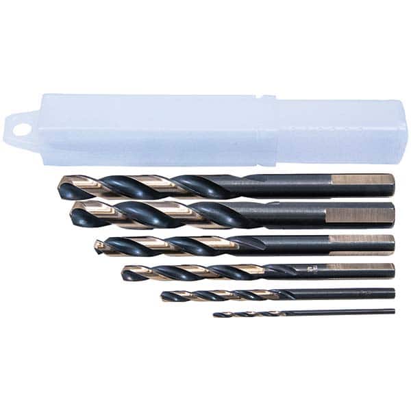 Cle-Line - Drill Bit Sets System of Measurement: Inch Drill Bit Material: High Speed Steel - Eagle Tool & Supply