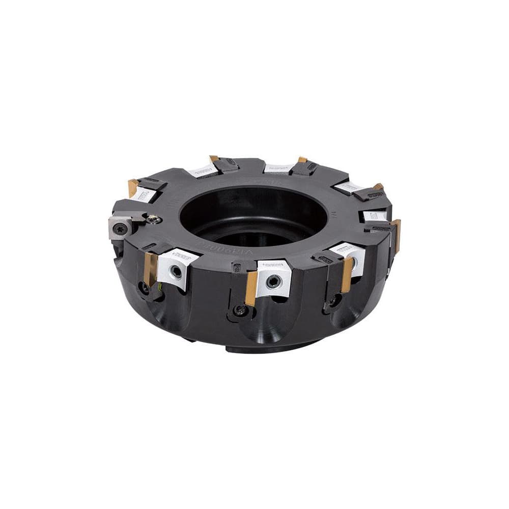 Indexable Square-Shoulder Face Mill: TFP4006RIA, 50.8000″ Arbor Hole Dia, Uses 8, TPKN Inserts, No, Series TFP