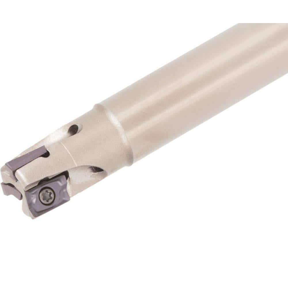 Indexable Square-Shoulder End Mill: EPAV06U0.75C0.75R05, 0.7500'' Cut Dia, 0.2360'' Max Depth of Cut, 0.7500'' Shank Dia, Straight Shank Uses 5, Normal Pressure,