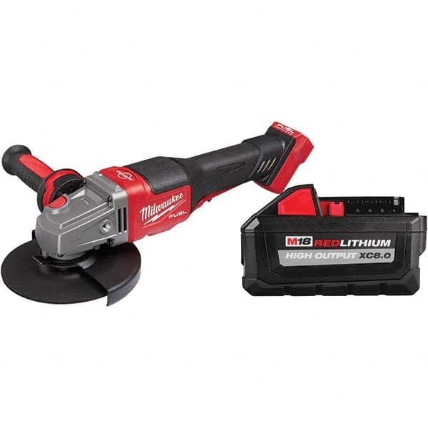 Milwaukee Tool - Angle & Disc Grinders Type of Power: Cordless Wheel Diameter (Inch): 4-1/2 - 6 - Eagle Tool & Supply